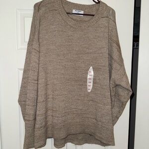 Tan old navy sweater NWT